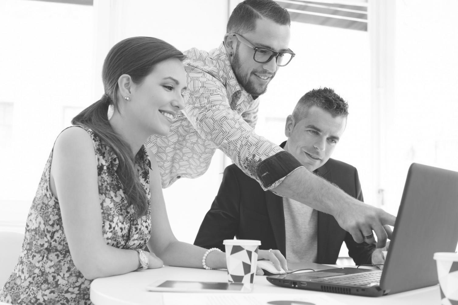 Venture building workshop session showing entrepreneurs collaborating on business strategy